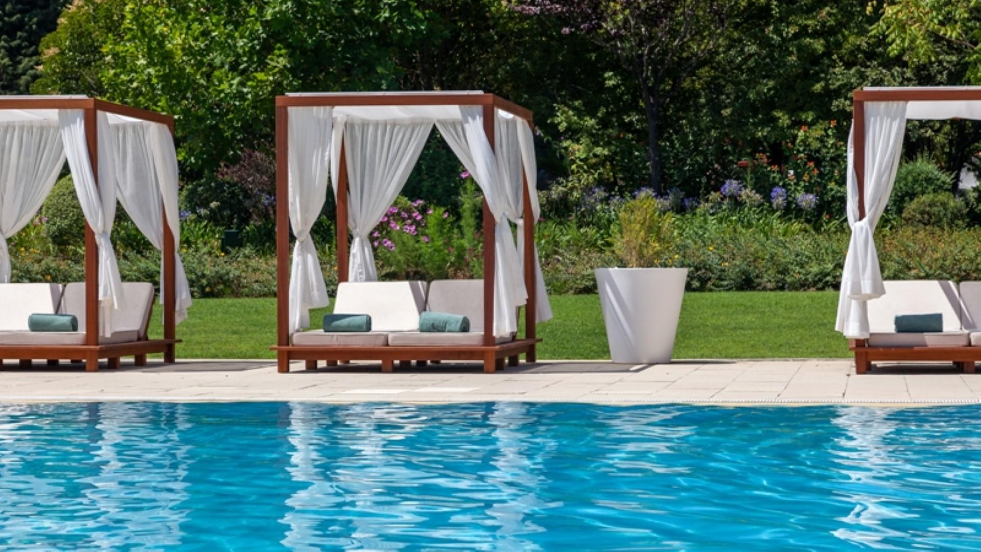 Hotel Quinta Das Lagrimas - Small Luxury Hotels Coimbra Exterior photo The swimming pool at the hotel